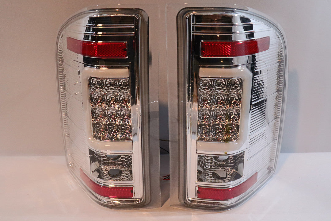 2007 To 2013 Chevrolet Silverado LED Tail Light Luces Micas Calaveras Faros Focos Chrome Cromado