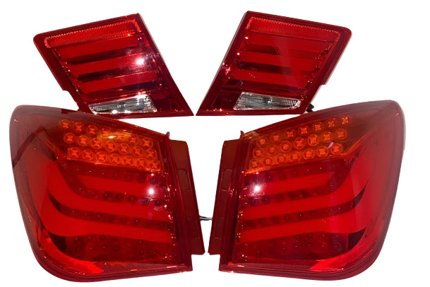 2010 to 2016 Chevy Cruze LED red Tail Lights Luces Micas calaveras traceras rojas