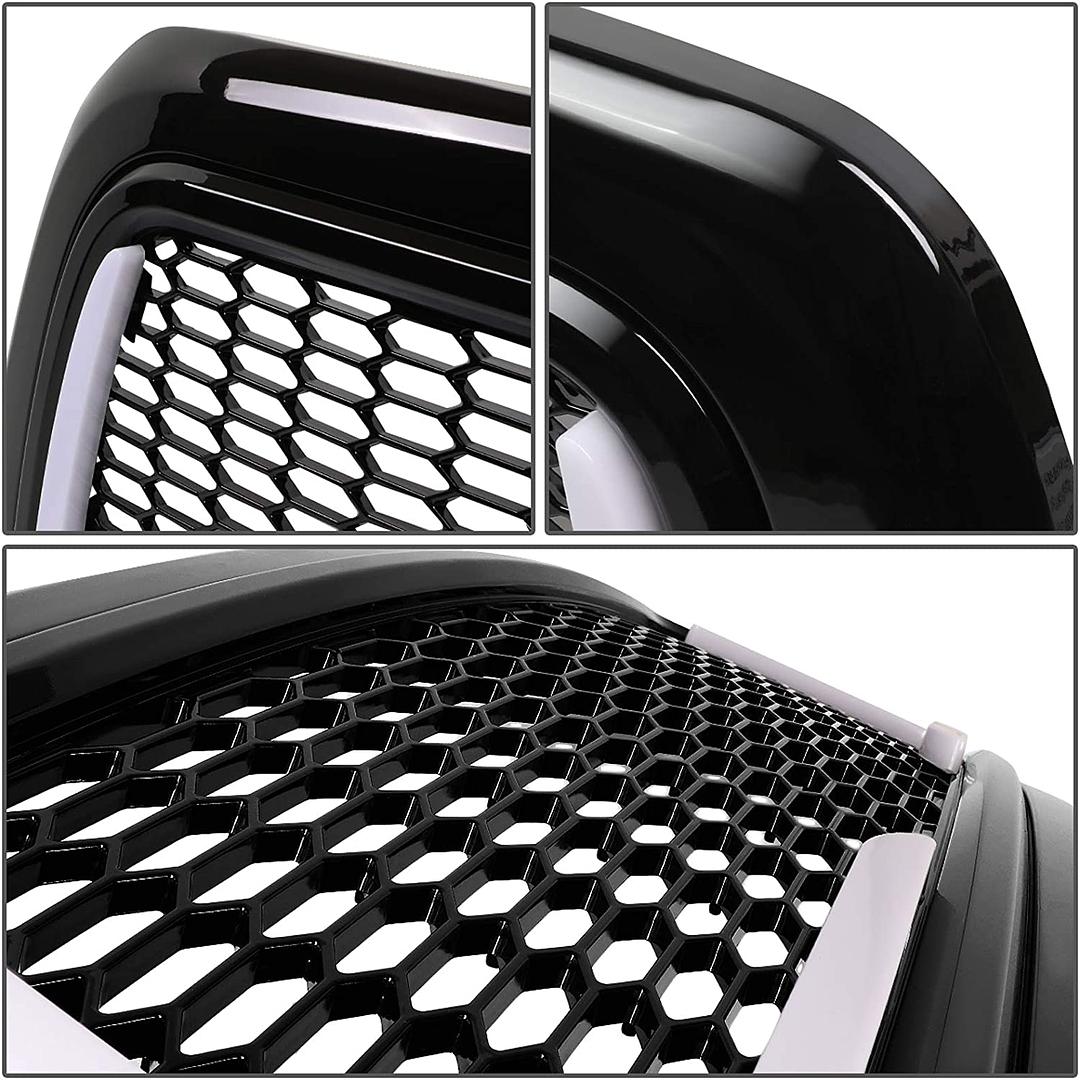 2010 to 2018 Dodge Ram 2500 and 3500 LED Black Grille Parrilla Negra