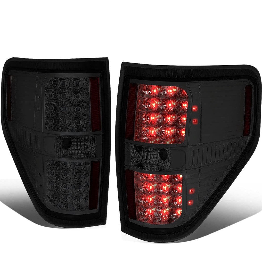 2009 To 2014 Ford F150 Tail Lights Luces Micas Calaveras Faros Focos Luz Ahumada Smoked LED
