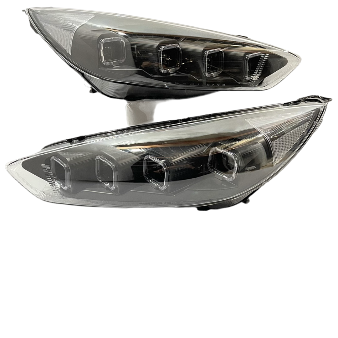 2015 to 2018 Ford Focus LED DRL Projector Headlights Luces Micas Proyectores Sequential
