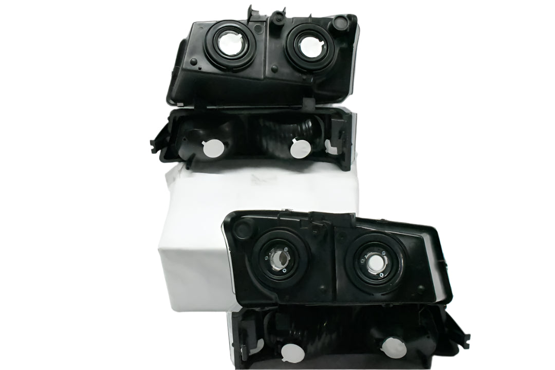 2003 to 2006 Chevrolet Silverado Avalanche Chrome headlights Luces Mica Calavera Faro Cromados