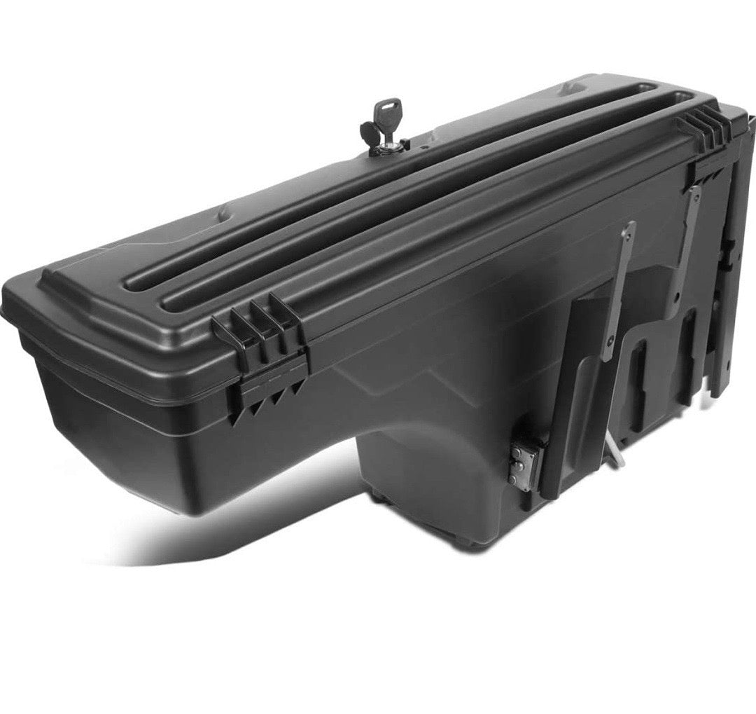 2005 to 2019 Truck Bed wheel storage tool box key lock caja de herrramienta con llave