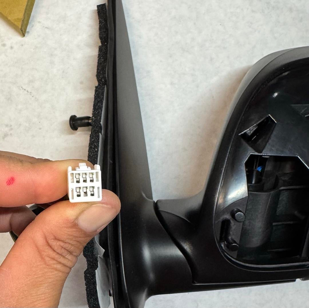 Open Box No Cap 2005 to 2006 Toyota Tundra Left side Mirror Black