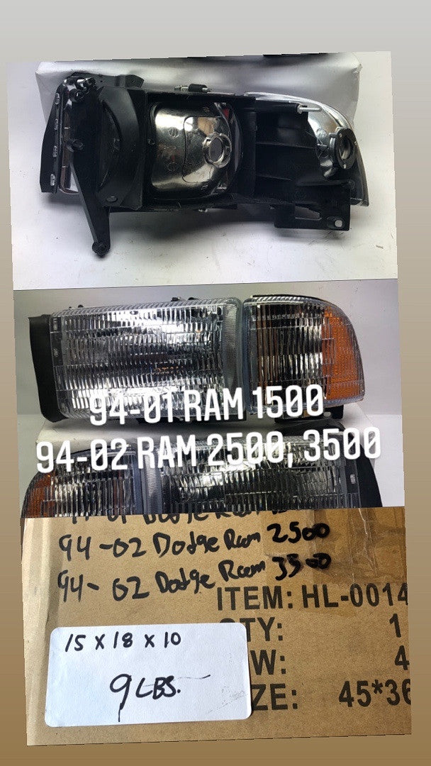(Refurbished) HL-OEM-DR94-4P 94-01 Dodge Ram 1500 OEM style
