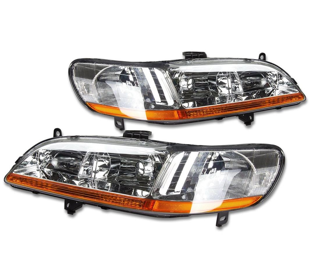 1998 - 2002 Honda Accord OEM STYLE Headlights Luces micas Calaveras Faros Luz light