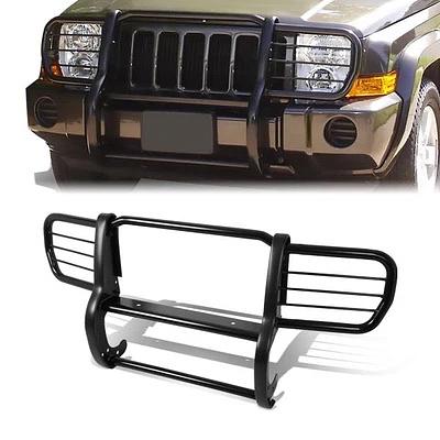 Black Front Bumper Brush Grille Guard Compatible with 06-10 Commander