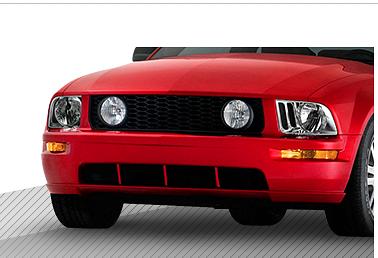 Chrome Housing Headlights Replacement Compatible with 05-09 Mustang