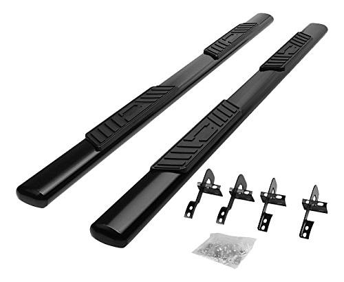 09-14 ford f-150 super cab 5 Inches Wide Powder Coated Side Step Nerf Bar Running Boards Compatible with Ford F-150 Extended Cab (Super Cab) 2009-2014