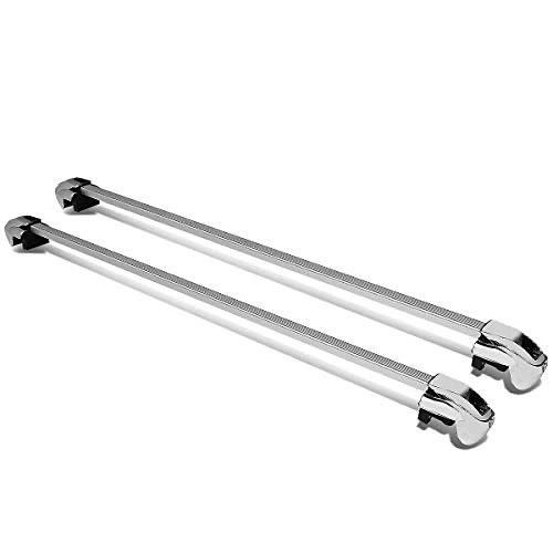 54" Universal Adjustable Mouting Cargo Roof Racks w/ Lock + Keys for Car Without Flush Mounted Roof Rail, 175lb Capacity