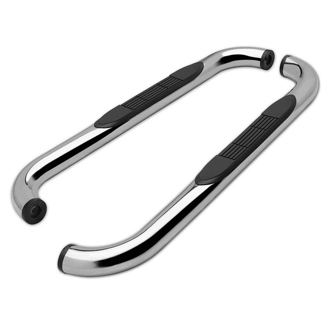 . Chevy Silverado / GMC Sierra Chrome Single Cab 3 inch Nerf Bars / Running Boards for 1999 to 2018