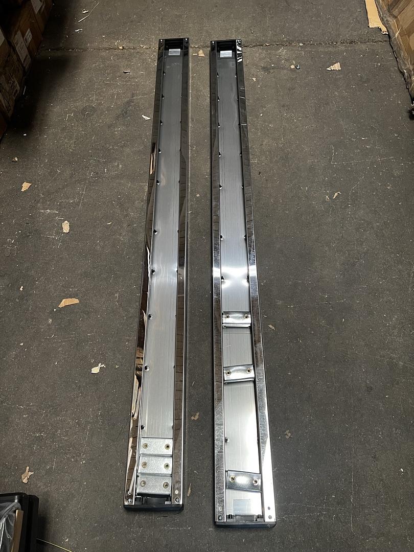 6” inch new chrome universal crew cab running boards