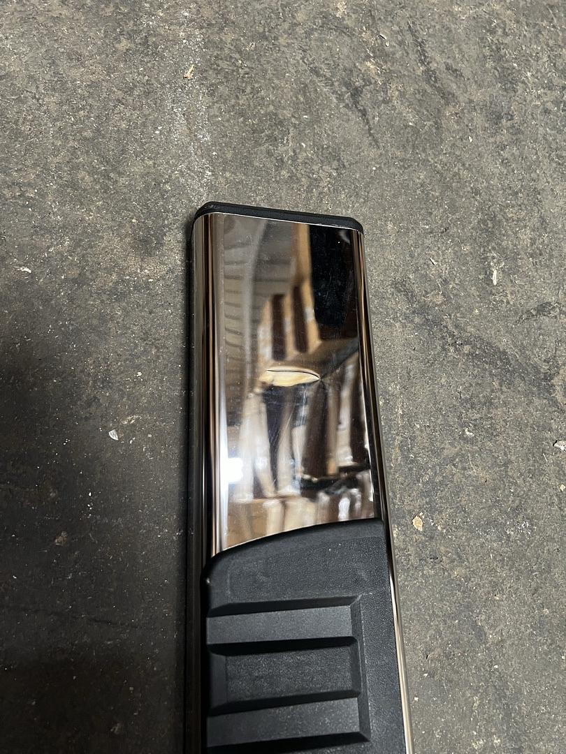 5” inch universal chrome running boards crew cab