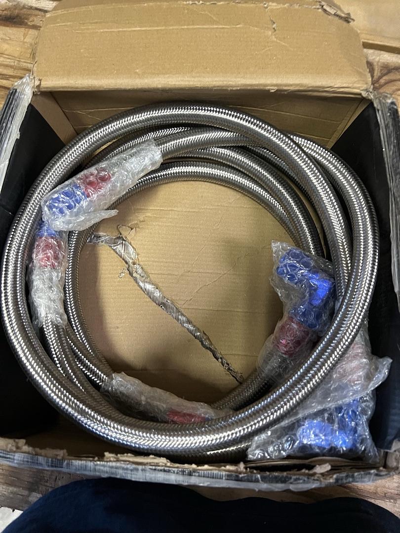OFRL+L 3X stainless steel hose