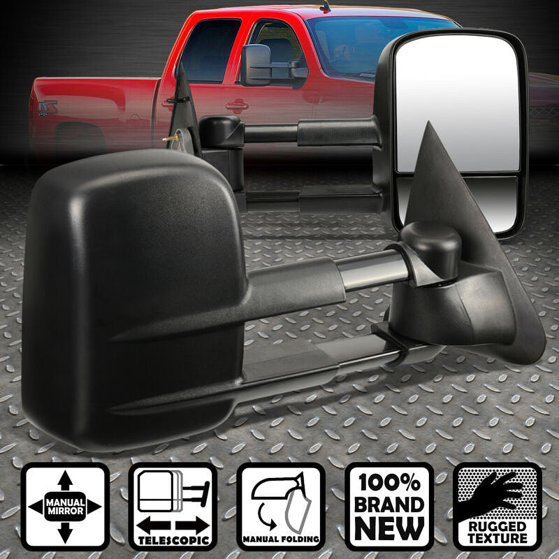 97 to 03 Ford F150 F250 Light Duty Towing Mirrors Espejos Retrovisores Manual