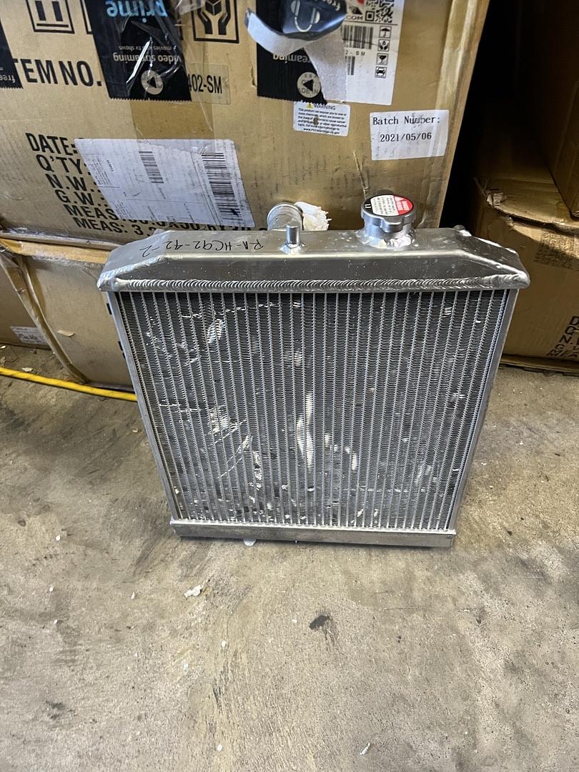 AS IS RA-HC92-42-2 1992 to 2000 Honda Civic, Del Sol, or Acura Integra 2 Row Aluminum Radiator