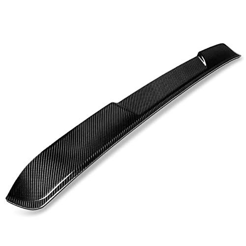 DNA MOTORING 2-RSP-7002-CF Black Carbon Fiber STP Style Rear Window Windshield Roof Spoiler Compatible with 2017-2021 Alfa Romeo Giulia