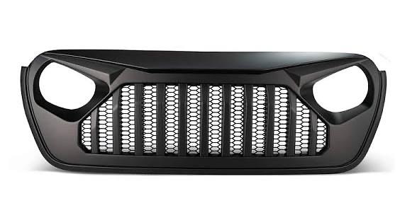 18-23 Jeep Wrangler JL 20-23 Jeep Gladiator Black Grill