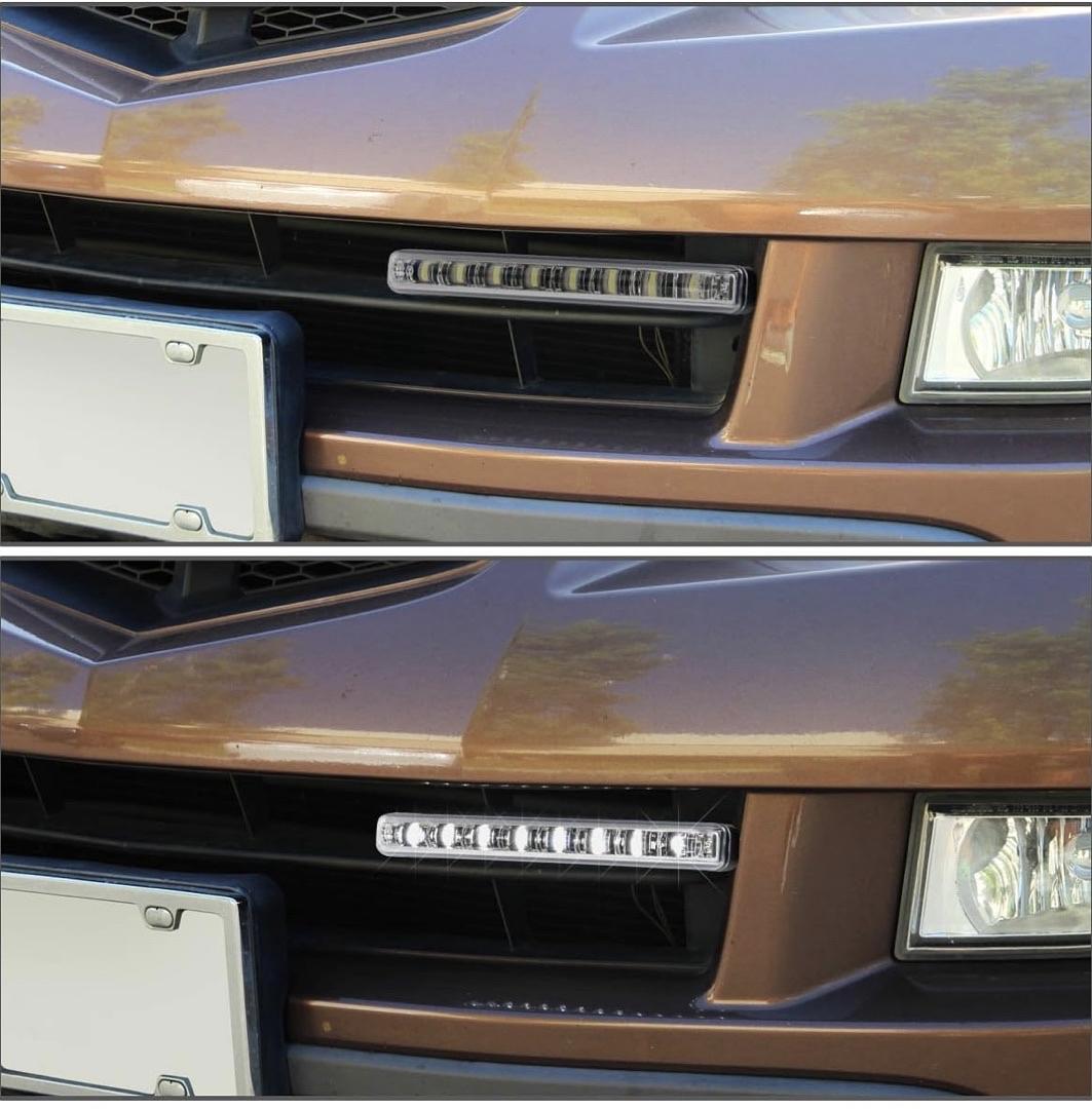 6.25" 8 White LED Silm Daytime Running Fog Light