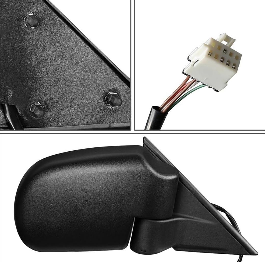 GM1321192 Pair OE Style Powered+Heated Side View Door Mirror Compatible with S10 Pickup Sonoma 98-04