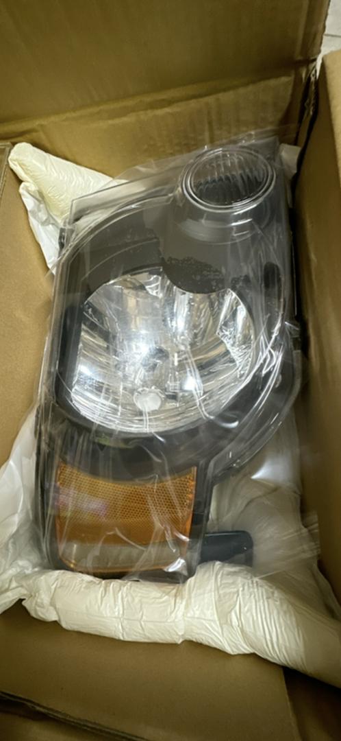 Pairs H13 OE Amber Reflector Headlight Compatible with 08-12 Escape,Black