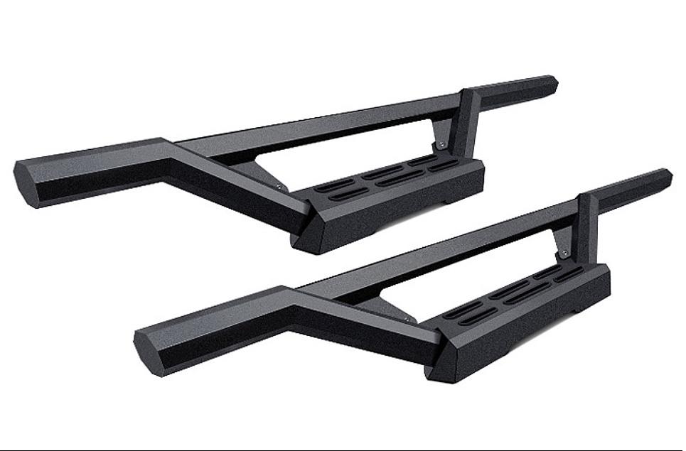 87-06 Jeep Wrangler Off roading with Step Running Boards