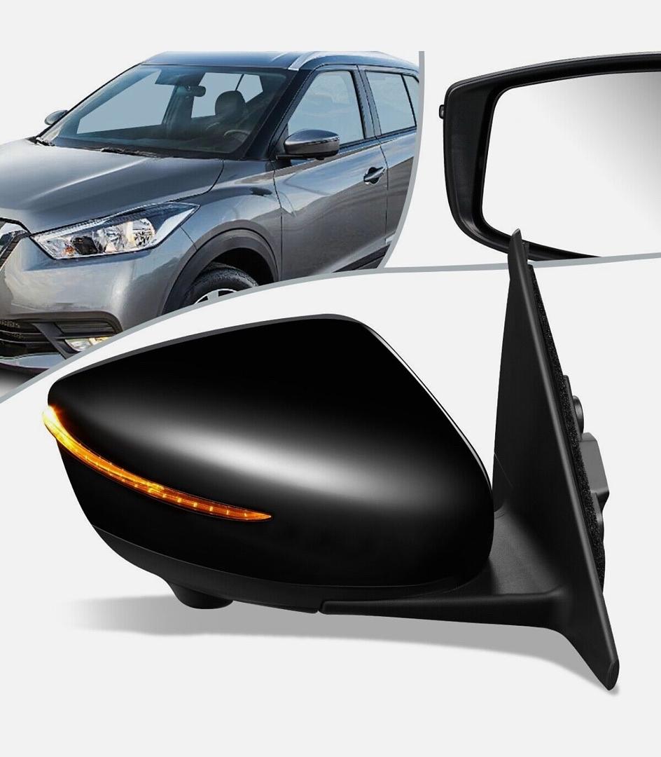 . 18-23 Nissan Kicks Passenger Side Power / Heat / Signal / Camera Mirror