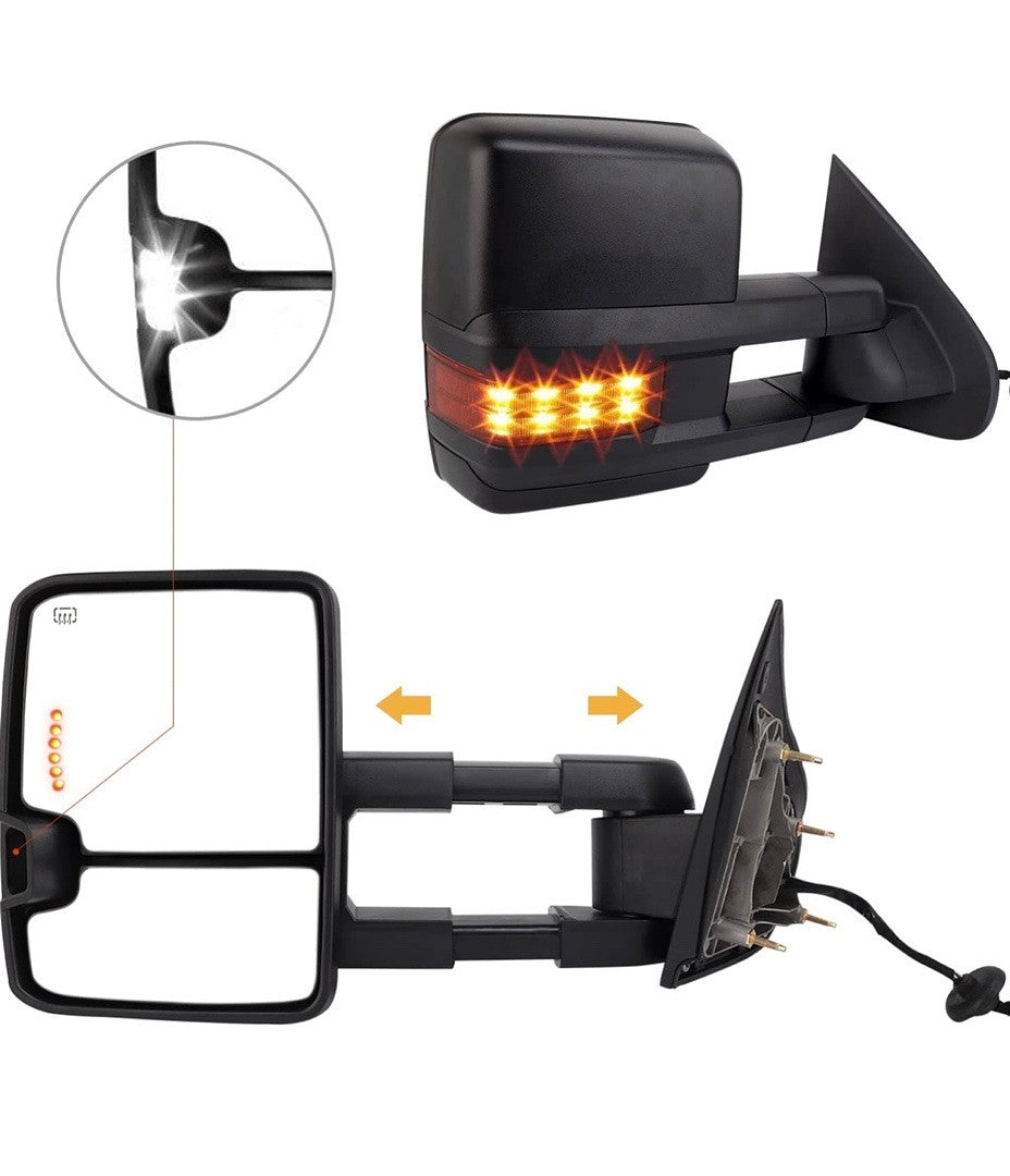 14-18 Chevy silverado / GMC Sierra Black/ amber