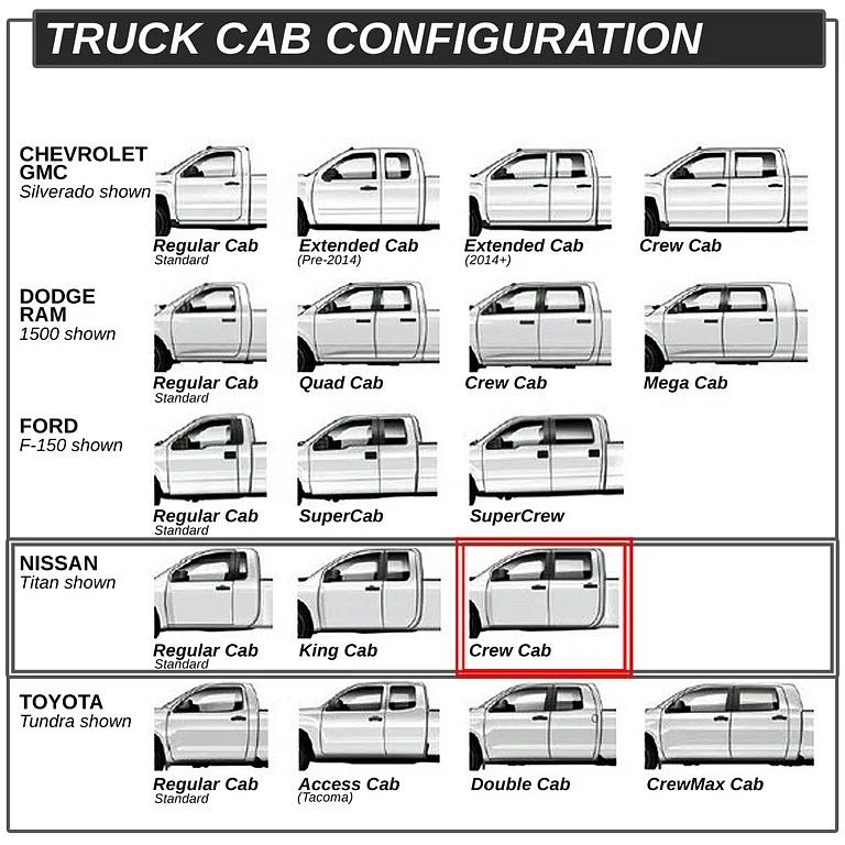 2005-2020 Nissan Frontier Crew Cab 3" Side Step Nerf Bars Running Board - Stainless