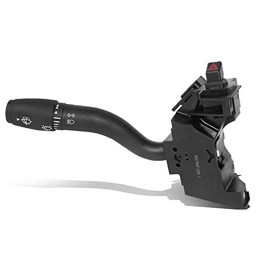Combination Switch Compatible with 05-14 E150 E250 / 05-19 E350 E450,H/L Dimming, Turn Signal, Hazard Light, Wiper, Washer,Black