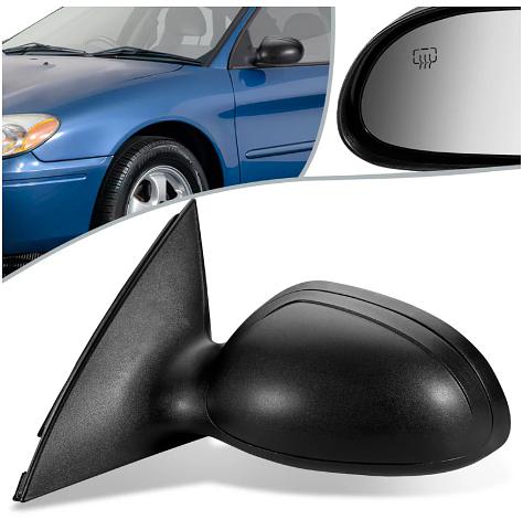 Driver Side Power Operated Heated Non-Folding Rear View Mirror Compatible with 2000-2007 Taurus / 2000-2005 Sable