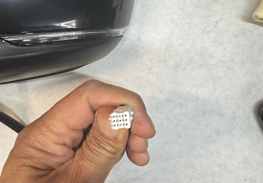 Left Driver Heated Powered Side Mirror w/Turn Signal Blind Spot Detection Compatible with 17-18 Mazda 3