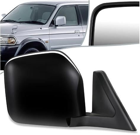 Power Adjustment Non-Heated Folding Right Side Rear View Mirror Compatible with 2000-2004 Montero Sport