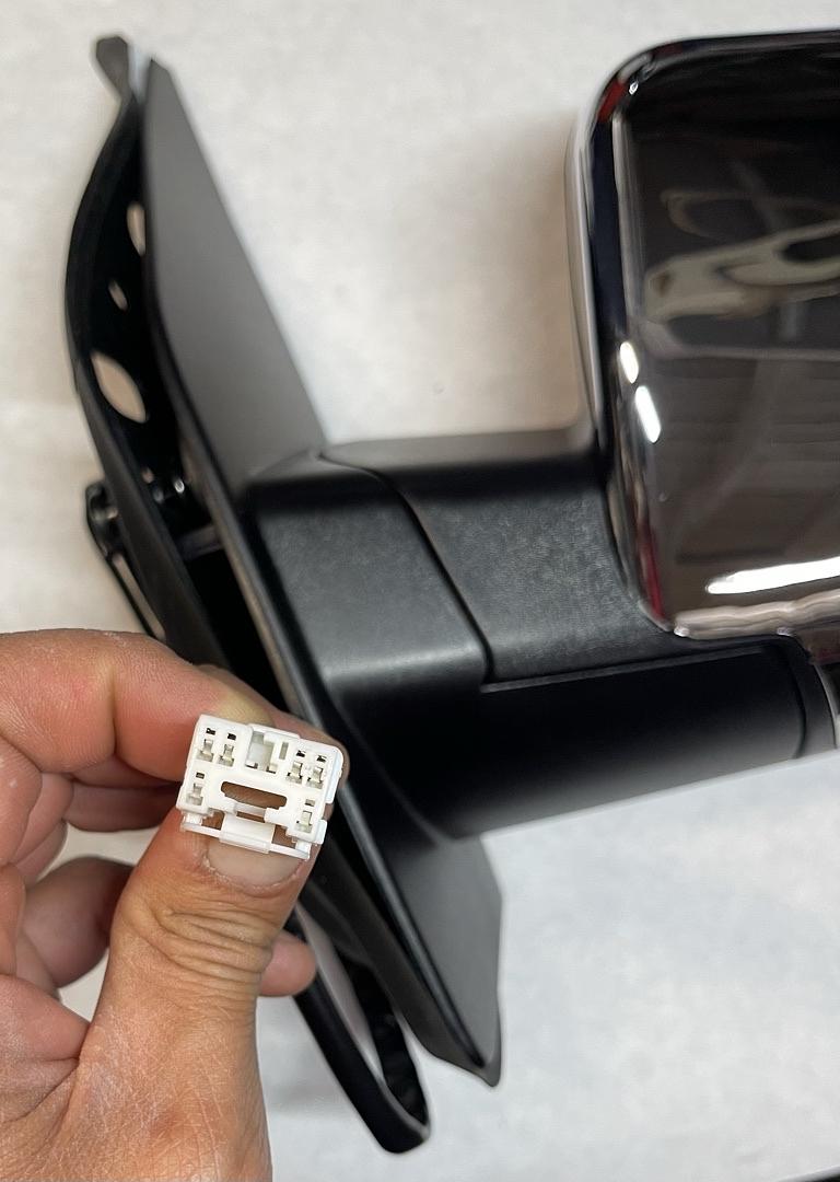 As IS OEM-MR-NI1320172 Factory Style Powered+Heated Left Side Door Mirror Compatible with 04-10 Titan / 05-15 Armada / 04-10 QX56