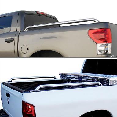 Pair of Truck Bed Rails for 92-11 Ranger 00-05 Tundra,Metallic