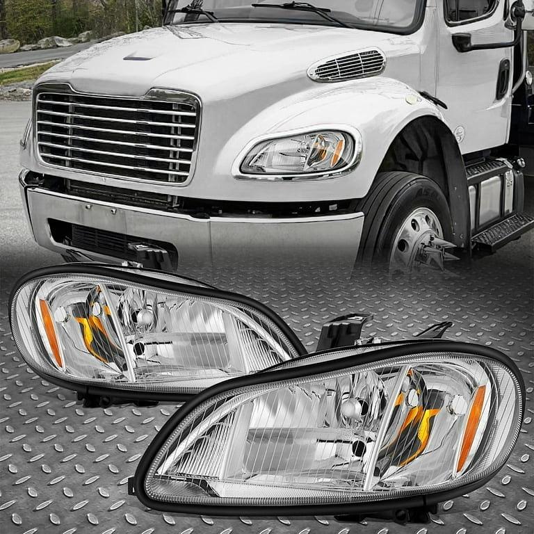 Left Driver And Right Passenger Side Headlights Halogen Headlamps For 2003-2018 Freightliner M2 106 112 AU651039000 33G1101LAS