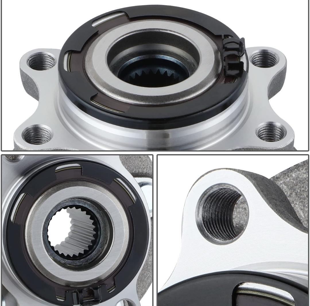 DNA MOTORING OEM-WHA-0101 Rear Wheel Bearing Hub Assembly Compatible with 18-20 Mitsubishi Eclipse Cross / 14-20 Outlander / 13-15 Outlander Sport / 18-19 RVR
