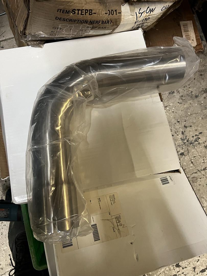 90 Degree Bend Tube DIY Custom Mandrel Exhaust Tubing, 3" OD, Stainless Steel,Universal Fit,Polished Finish