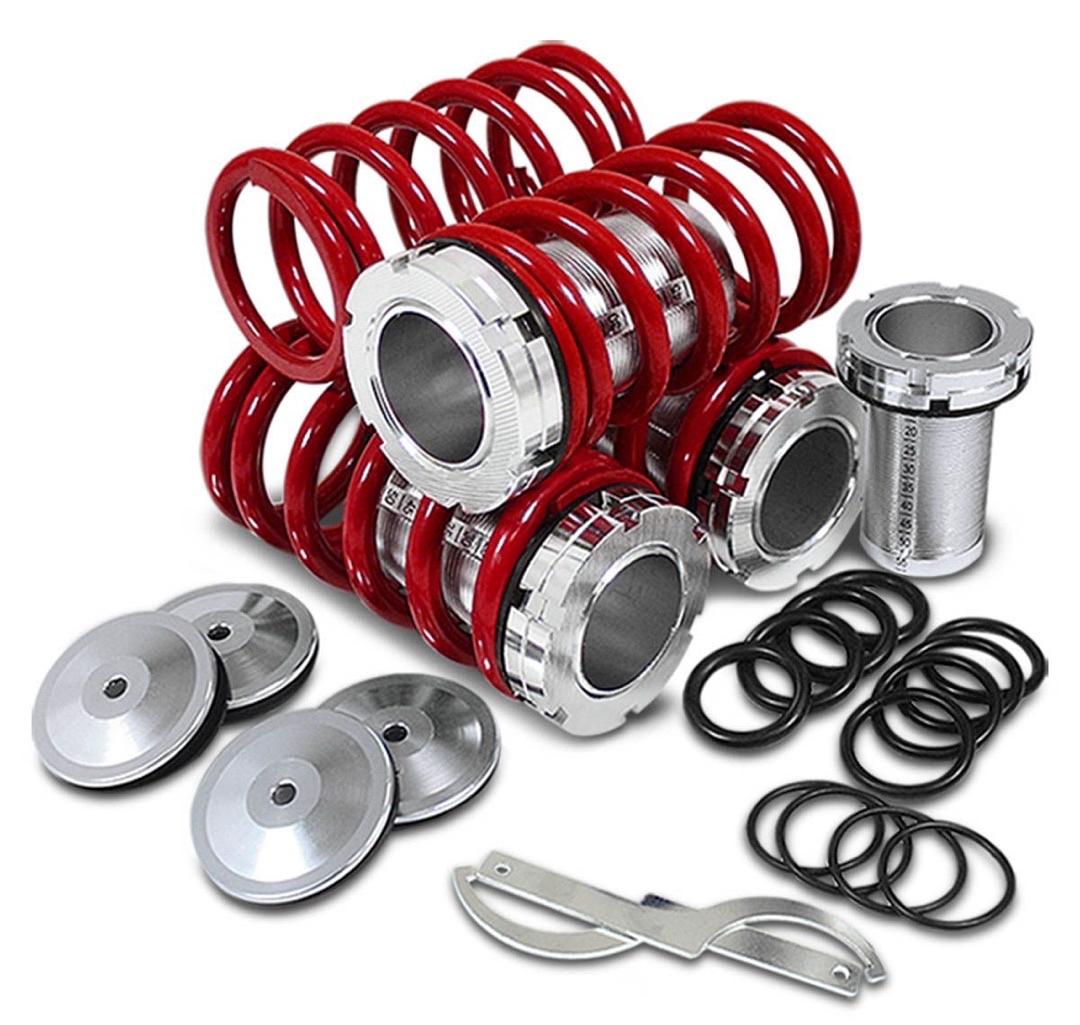 . 88-00 Honda Civic 90-01 Acura Integra 1 In. To 4 In. Adjustable Lowering Spring Coilover