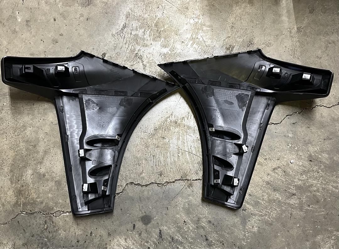 19-22 Chevrolet Silverado 1500 Front Left & Right Lower Primered Bumper Filler Panel