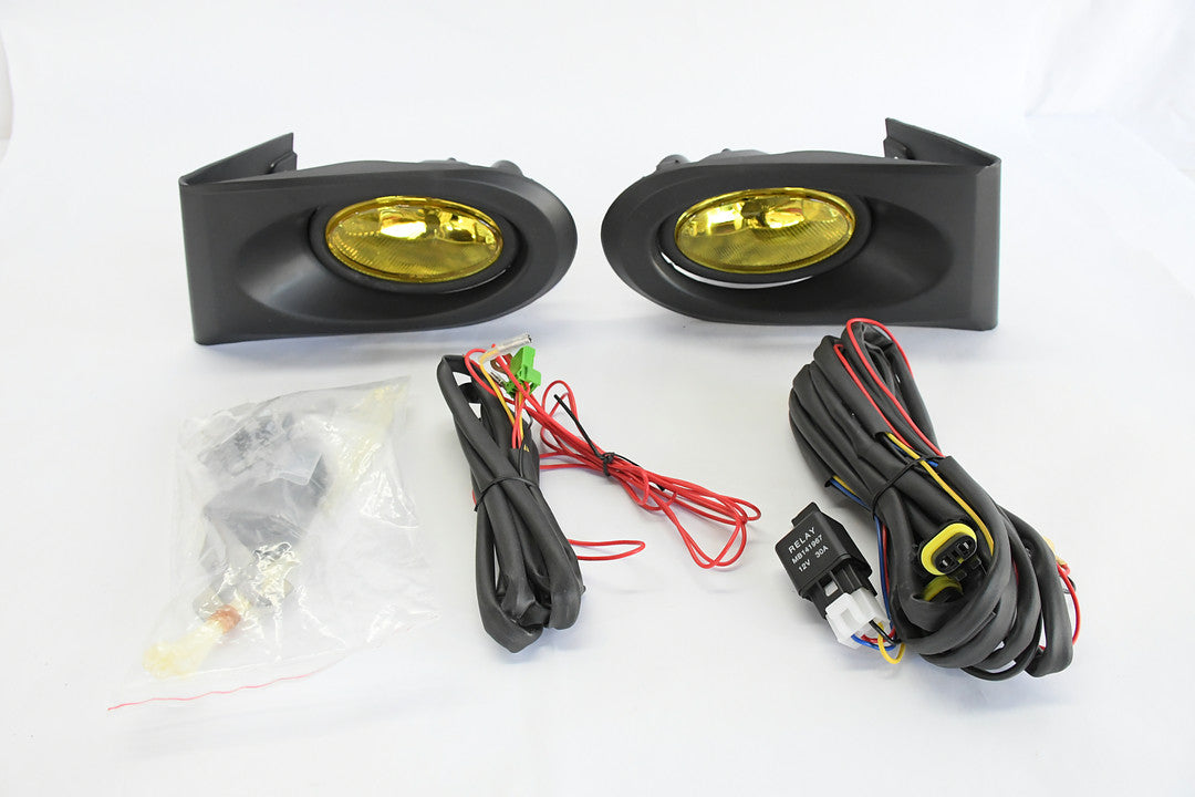 02 03 and 04 Acura RSX Amber Fog light Bezel Luces de Neblina Amarilla