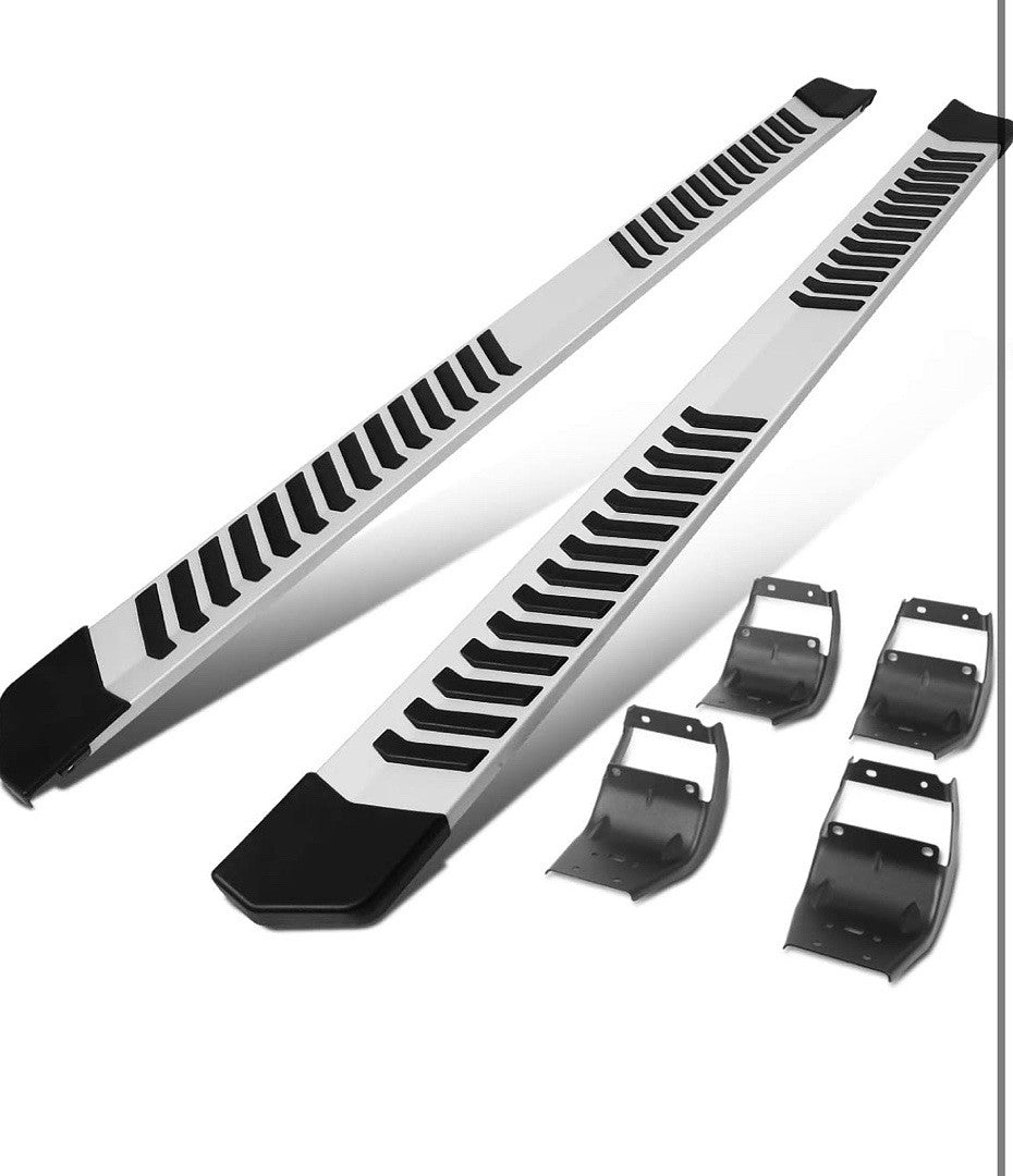 15-20 Ford F-150 17-20 F-250 F-350 super crew cab black 6in universal running boards