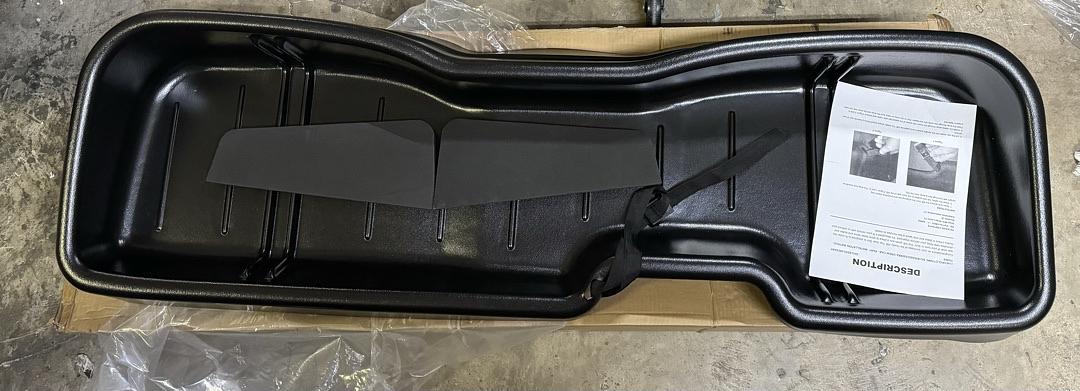 14-19 Chevy silverado Light Weight Rear Under Seat Cargo Storage Case Organizer