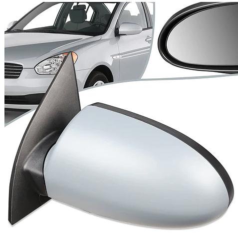 2006 to 2009 Hyundai Accent Left Driver Side Mirror Espejo Retrovisor Izquierdo Chofer