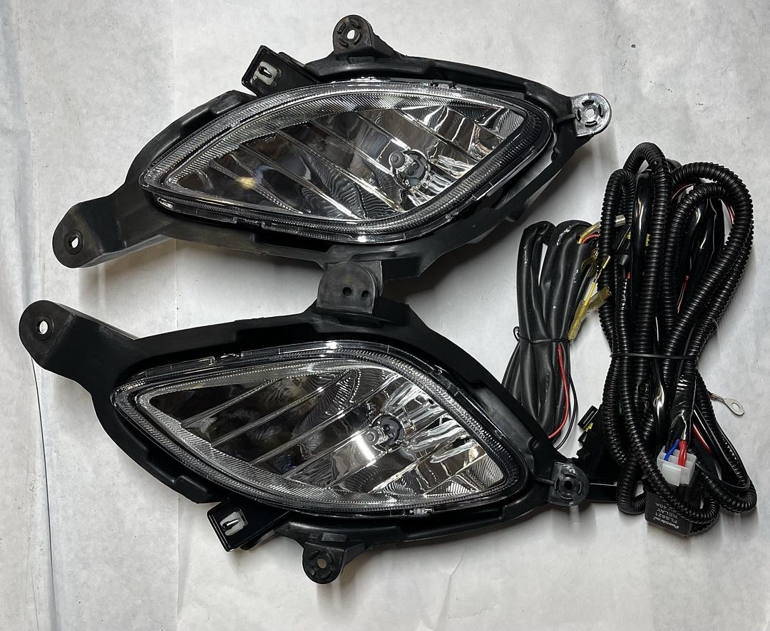 Chrome Fog Lights With Switch Enhance visibility for 10-12 hyundai genesis Coupe, luz antiniebla cromado con interruptor