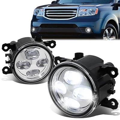 For 2005-2014 ILX RDX CRV Pilot Focus Mustang Navigator Clear LED Fog Lights