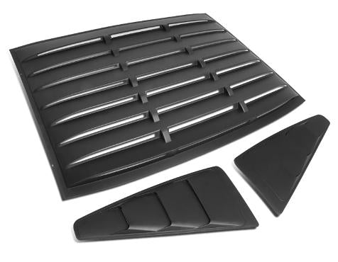 (05-14 Ford Mustang Coupe) Quarter Side Window LouverBlack (Copy)