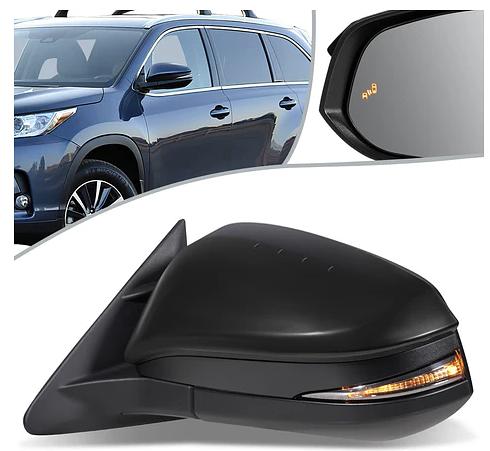 2014 to 2017 Toyota Highlander Left Driver Side Mirror Espejo Retrovisor Izquierdo Chofer