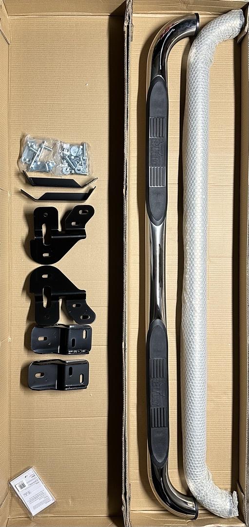 09-18 dodge ram quad cab 3” bully nerf bars chrome