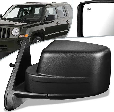 Jeep Patriot OE Style Power Adjust Heated Driver Side Mirror for 2010 to 2016